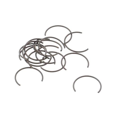 MANLEY Piston Wrist Pin Retainers, Wire Lock Type, Steel, .054 in. Thickness, 0.905 in. Wrist Pin Diameter, Set of 8