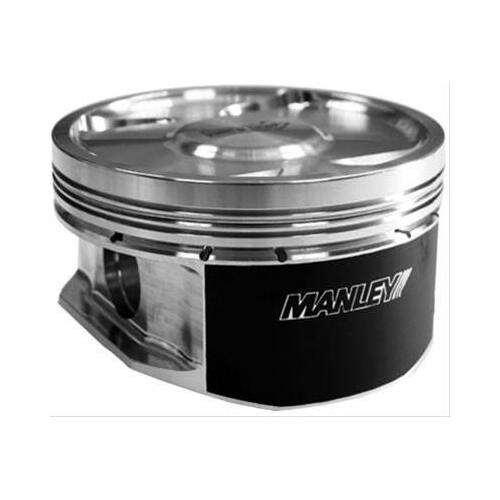 MANLEY Piston, Coated, 1.304 in. Compression Distance, 4.065 in. Bore Size, -2cc Dome, Coated, For Chevrolet SB, Each