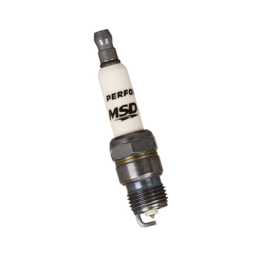 MSD Spark Plug, Standard, Tapered Seat, Iridium, 14mm Thread, 0.4375 Reach, 5/8 Hex, Each