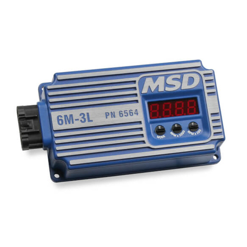 MSD Ignition Boxes, 6M-3L Marine Ignitions, Capacitive Discharge, Digital, Rev Limiter, 6 - 18 V, Blue, Each