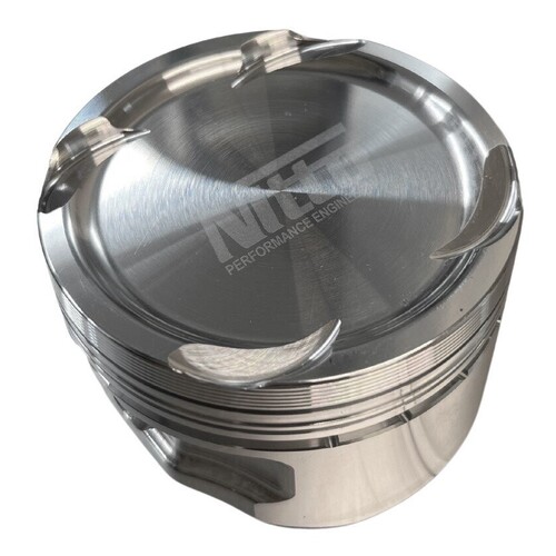 Nitto Pistons for Mitsubishi 4G63, Stroker, 2.2L, 86.0MM (+.040"), 22MM Pin, -15cc Dish, Heavy Duty Forging, set