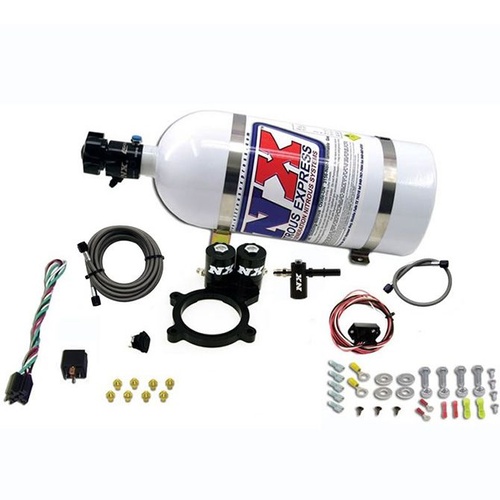 Nitrous Express Nitrous Plate System, 2014-Newer GM, 5.3L Truck, 50-250Hp, 10Lb Bottle