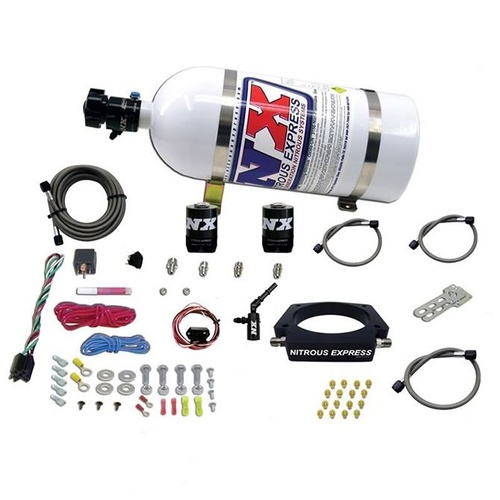 Nitrous Express Nitrous Plate System, C7 Corvette, 50-300Hp, 10Lb Bottle