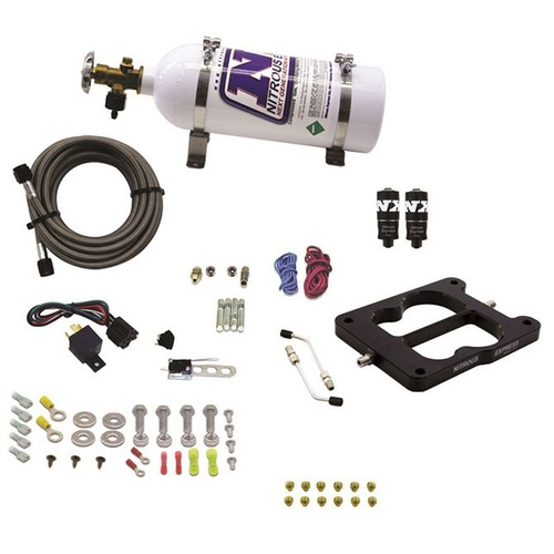 Nitrous Express Q-Jet/Holley Spread Bore Hitman (100-150-200Hp) w/ Composite Bottle, Kit