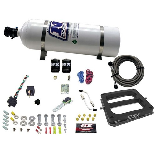 Nitrous Express Dom/Gasoline (100-200-300-400-500Hp) w/ 15LB Bottle, Kit