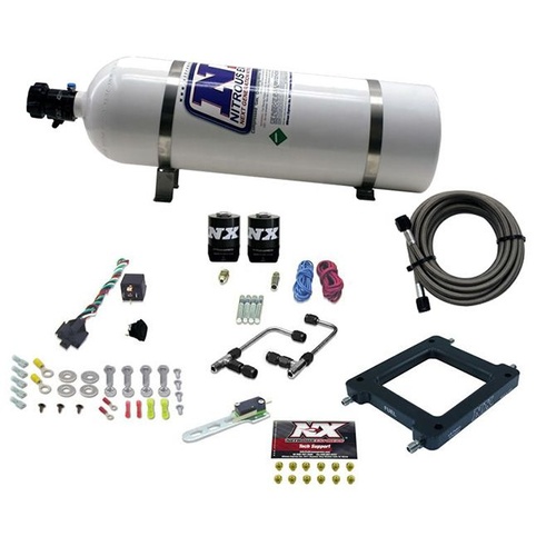 Nitrous Express Dominator Gemini Stage 6 Alcohol w/ 15LB Bottle, Kit