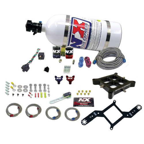 Nitrous Express Nitrous Jet Pack, Billet Crossbar Gas 100-500 Hp 