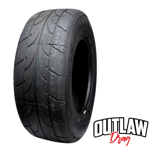 Outlaw Drag Tyre, Drag S/R, 255/60R-15, Street Hotrod , Blackwall, Each