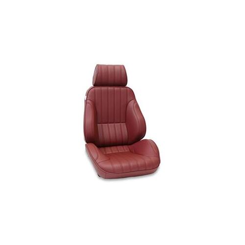 Procar Seat, Rally 1000, Reclining, Driver Side, Vinyl, Maroon, Each