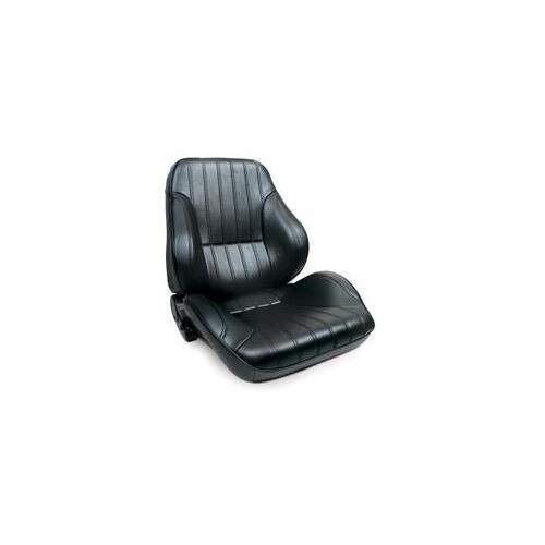 Procar Seat, Rally Lowback 1050, Reclining, Driver Side, Leather, Black, Each