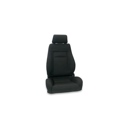 Procar Seat, Elite Series 1100, Recliner Left Black Canvas