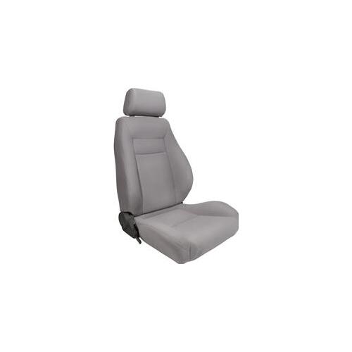 Procar Seat, Elite Series 1100, Reclining, Left Side, Velour, Gray, Each