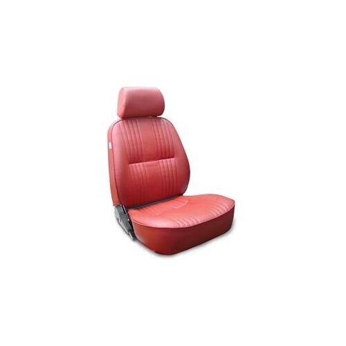 Procar Seat, Pro-90 Series 1300, Reclining, Driver Side, Vinyl, Red, Each