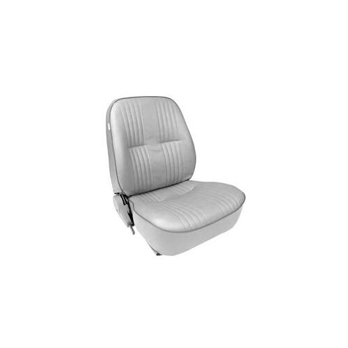 Procar Seat, Pro-90 Lowback Series 1400, Reclining, Left Side, Vinyl, Gray, Each