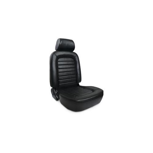 Procar Seat, Classic Series 1500, Driver Side, Leather, Black, Lever Recline, Each