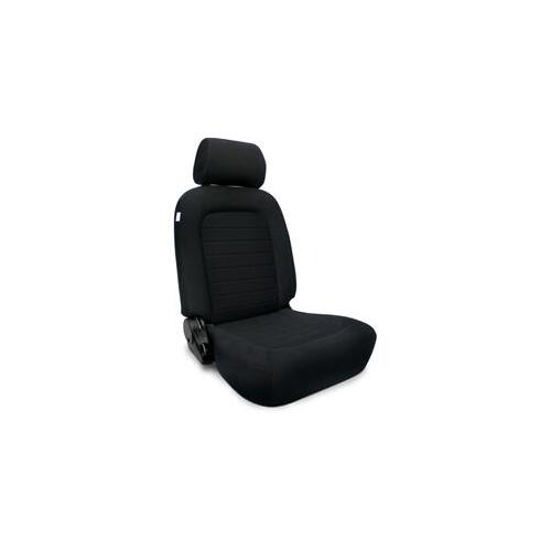 Procar Seat, Classic Series 1500, Driver Side, Velour, Black, Lever Recline, Each