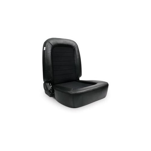 Procar Seat, Classic Lowback Series 1500, Driver Side, Vinyl/Velour, Gray, Lever Recline, Each