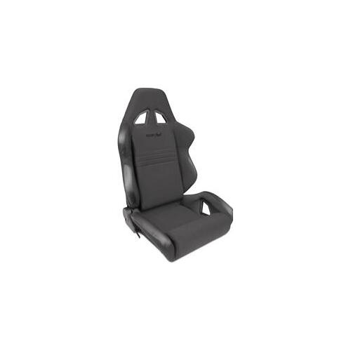 Procar Seat, Rave Series 1600, Reclining, Left Side, Velour, Black, Each