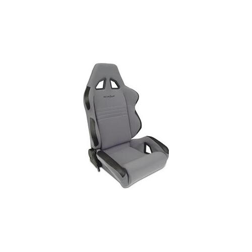 Procar Seat, Rave Series 1600, Reclining, Left Side, Velour, Gray, Each