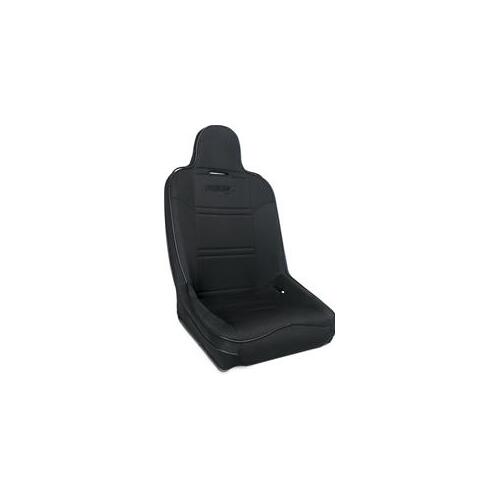 Procar Seat, Terrain Series 1620, Fixed Back, Velour, Black, Each