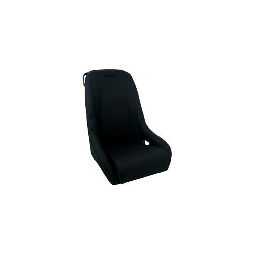 Procar Seat, Bomber Series 1630, Black, Canvasl, Fixed Back, Each