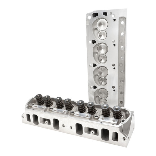 Proflow Cylinder Heads, SuperMax 220 CNC, SB Ford 289, 302, 351W, Aluminum, Assembled 58cc Chamber, 205cc Intake Runner, , 600HP Plus Out of Box, Pair