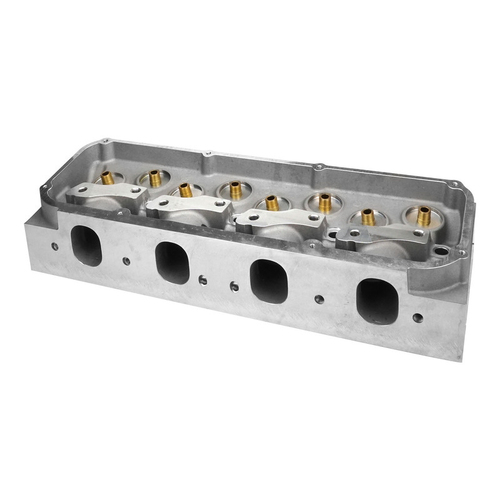 Proflow Cylinder Heads SuperMax 225, Bare, Aluminium, SB Ford 302-351 Cleveland, 3V, 60cc Chamber, 225cc Intake Runner, 630HP Out of Box, Pair