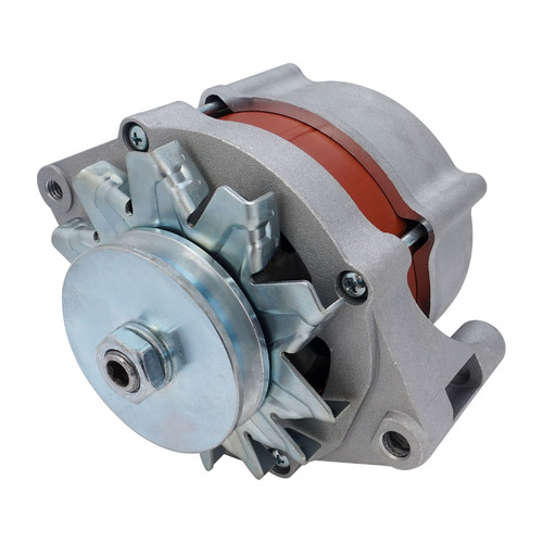 Proflow OE Alternator Power Spark, Bosch Type, For Ford Falcon, 85 Amp, Internal Regulator, Raw Aluminium, V-Belt