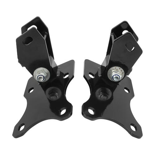 RTS Power Mount, Engine Mount, Engine Sway, GM LS ,into Holden HQ to WB , Black/Black Polyurethane , Set