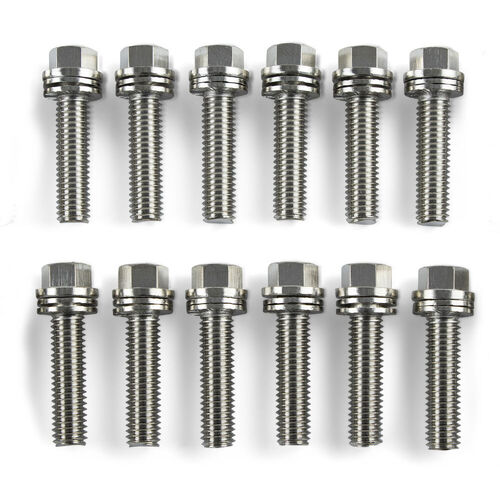 Proform , Wedge-Locking Header Bolts, Nickle Finish; M8 Diameter, 1.181" Long