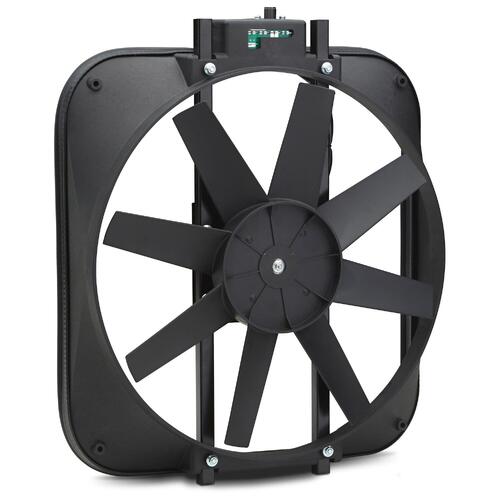 Proform , High Performance Mustang 15" Electric Fan w/ Shroud, Straight Blade; 2800 CFM; w/ Thermostat & Mounting Kit