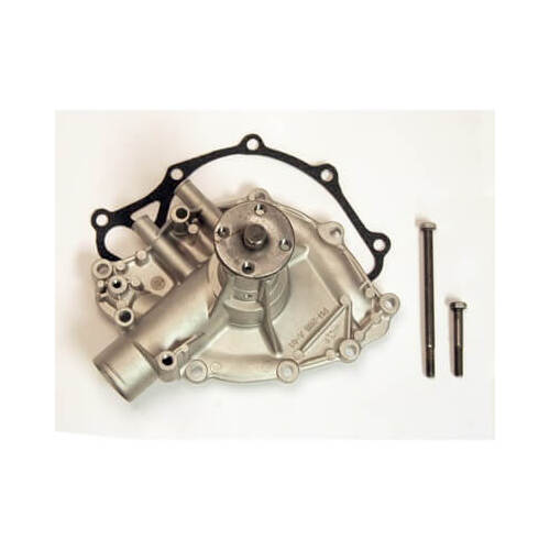 Scott Drake Classic Water Pump, High-volume, Aluminum, Natural, Clockwise Rotation, For Ford, 260, 289, Each
