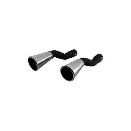 Scott Drake Classic Exhaust Tail Pipe Tip, 65-66 Exhaust Trumpets, Economy, Set