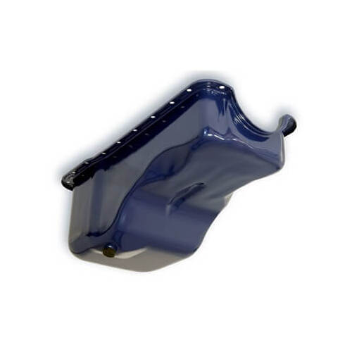 Scott Drake Classic Oil Pan, Steel, Blue, For Ford, 260, 289, 302, Each