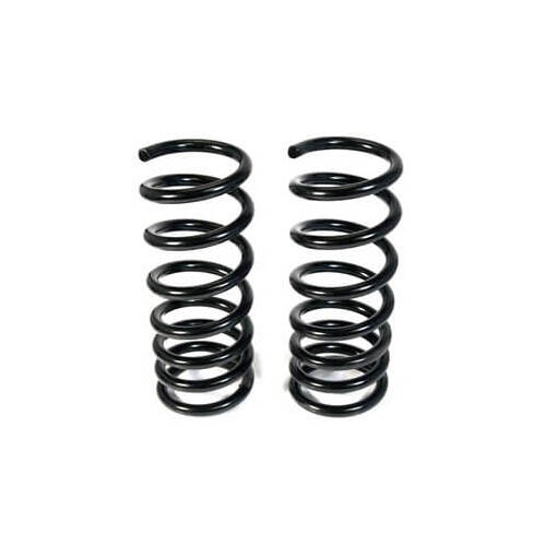 Scott Drake Classic Springs, Coil Type, Front, Progessive Rate, Black Powdercoated, For Ford, Pair