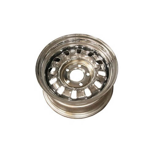 Scott Drake Classic Wheels, Styled Steel Rim, 14 in. x 7 in. Chrome, 1964-1969 For Ford Mustang, Each