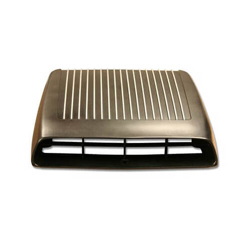 Scott Drake Classic Hood Scoop, Shaker Scoop Style, Bolt-on, Aluminum, Black, For Ford, Each