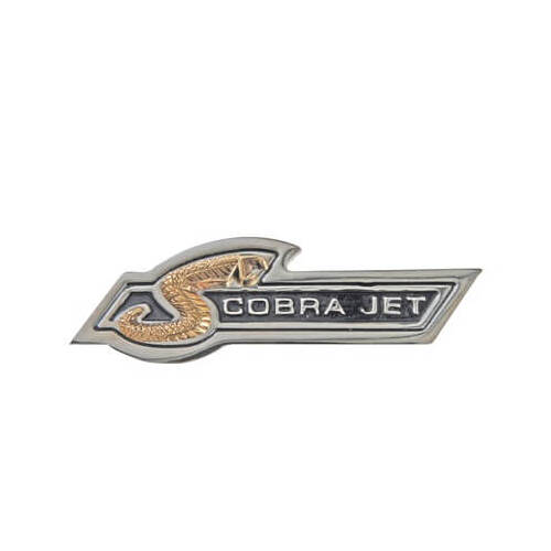 Scott Drake Classic Dashboard Emblem, Cobra Jet, Each