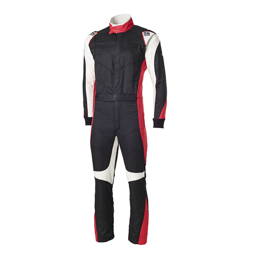 Simpson Racing G Six 0 Racing Suit Large Black/Red/Grey