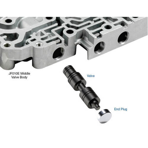 Sonnax Oversized Secondary Pulley Control Valve Kit, Jatco JF010E (Re0F09A/Re0F09B), Each