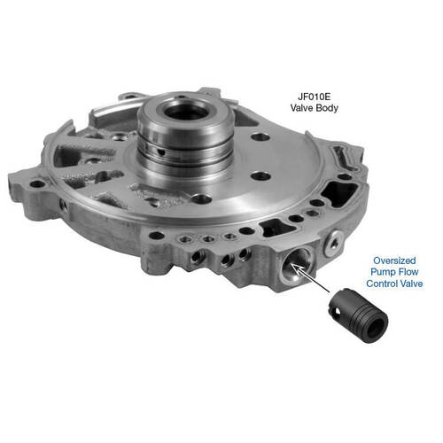 Sonnax Oversized Pump Flow Control Valve, JF010E (Re0F09A/Re0F09B) Long, Each