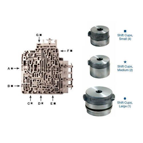 Sonnax Shift Cup Kit, 01M, 01N, 01P, Each