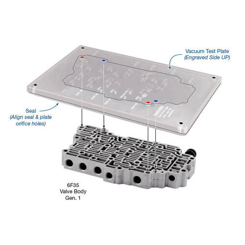 Sonnax Vacuum Test Plate Kit, Ford, 6T40/45/50 G1, 6F35 G1 & G2, Each