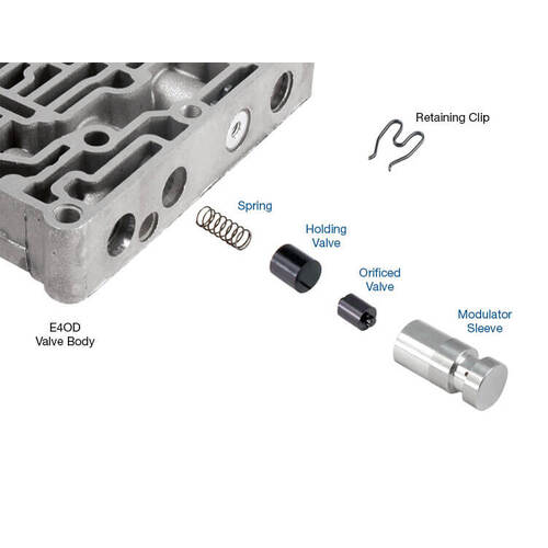 Sonnax Heavy Duty Low/Reverse Modulator Sleeve Kit, Ford 4R100/E4Od '96 & Up, Each