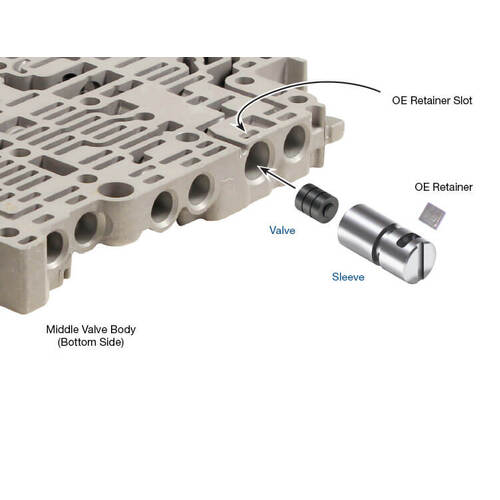 Sonnax Reverse Boost Valve Kit, Toyota U660E, U660F, Each