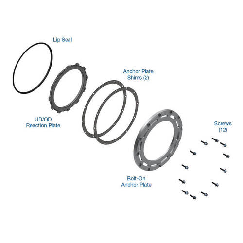 Sonnax Reaction Plate & Bolt-On Anchor Plate Service Kit, Chrysler, 68RFE, Each