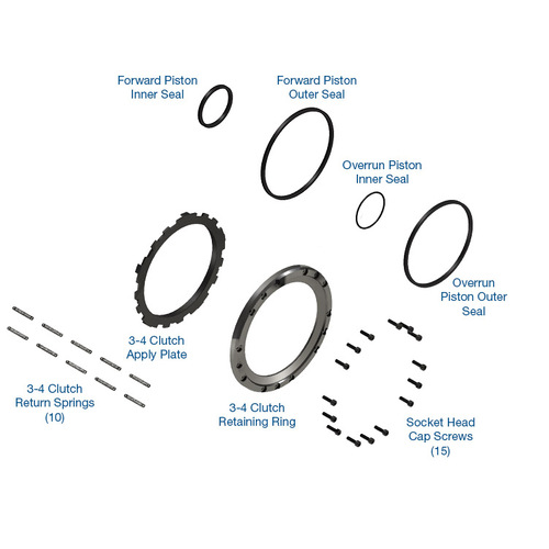 Sonnax Apply Plate & Seal Service Kit, GM, 4L60, 4L60-E, 4L65-E, 4L70-E, Each