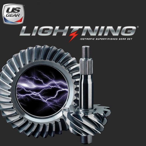 Strange US Gear Lightning Series, Ring and Pinion, For Ford 10-bolt, 3.50 Pro, 35 Spline, 10 in. OD, Set