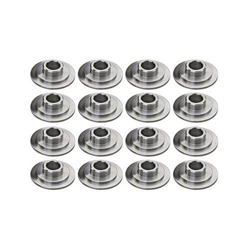 Trick Flow Valve Spring Retainers, Titanium, 7 degree, 1.300 in. O.D., 0.675 in. I.D., Set of 16