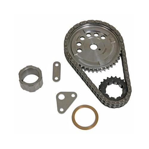 Trick Flow Timing Chain and Gear Set, Double Roller, Billet Steel Sprockets, For Chevrolet, 4.8, 5.3, 6.0, 6.2L, 3-Bolt, Set